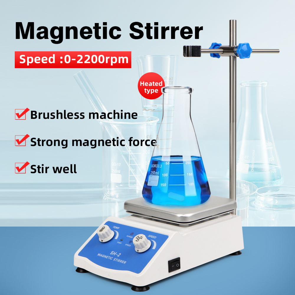 Lab Magnetic Stirrer Hot Plate - SH-2 Mieszadło magnetyczne grzewcze 2000 ml