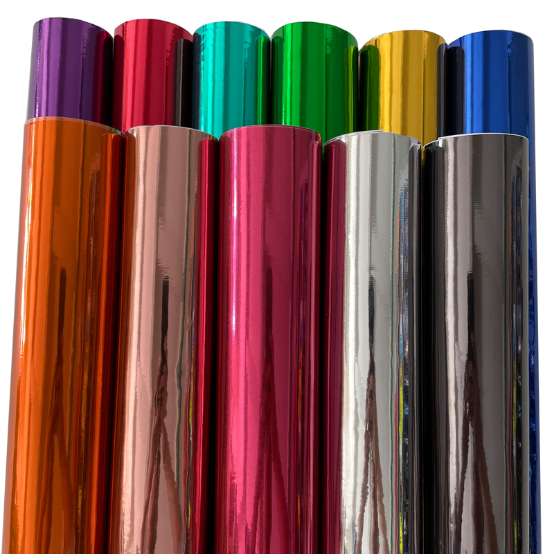 Air Bubble Wrap Roll Packaging - Rozciągliwy połysk chromowana lustrzana folia winylowa