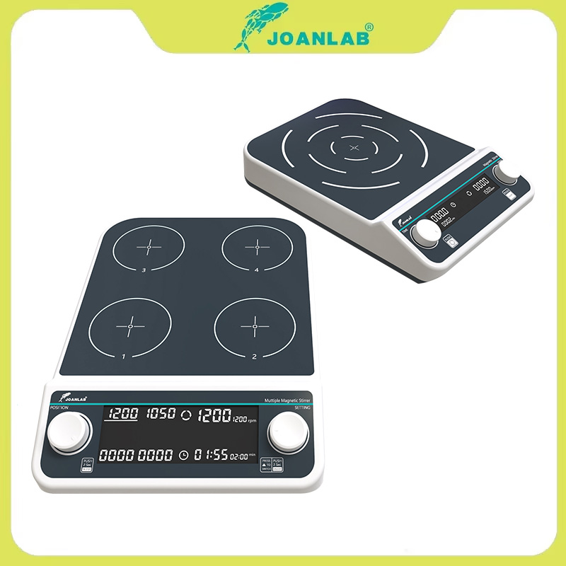 Lab Magnetic Stirrer Hot Plate - Mieszadło magnetyczne wielostanowiskowe sześciopozycyjne z płytą