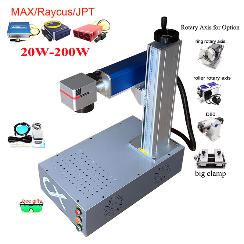 Fiber Laser Marking Machine 30W - Maszyna laserowa światłowodowa Ezcad, źródło Raycus
