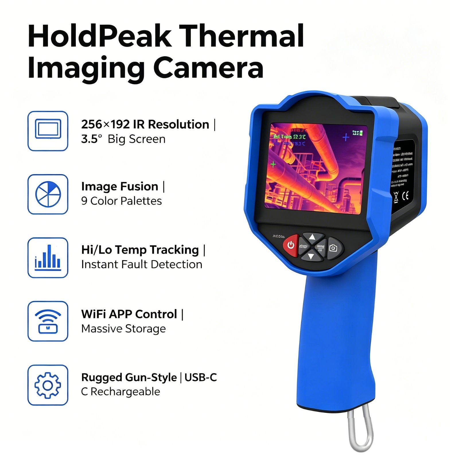 Thermal Imaging Camera Pcb Repair - Kamera termowizyjna HoldPeak 256x192 IR 50mK