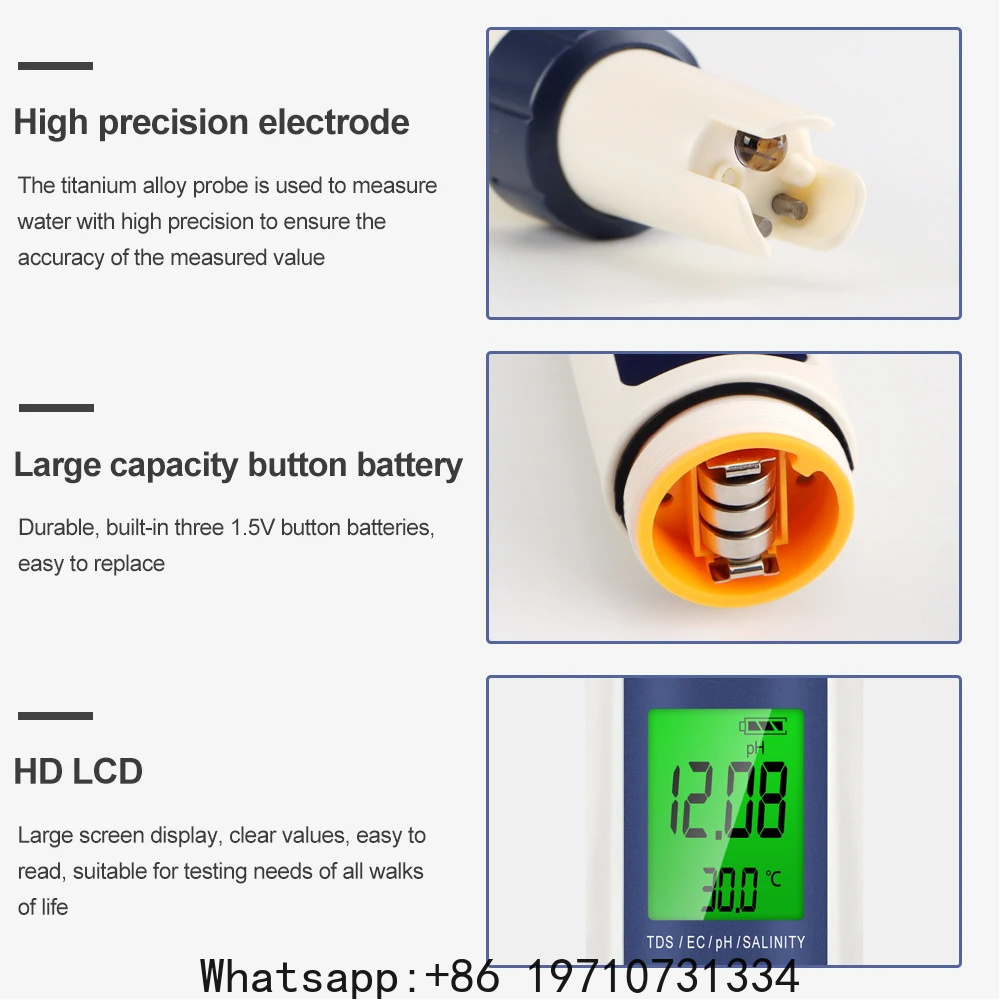 Cyfrowy miernik PH 5 w 1, test – Ph Meter Digital Water Tester recenzja i cena
