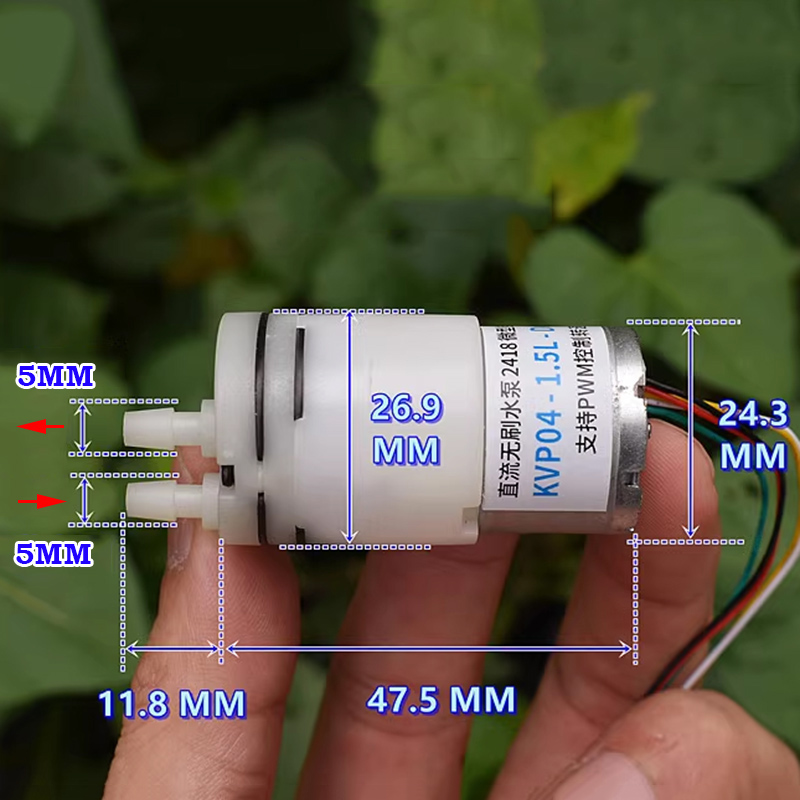 Miniaturowa pompa wodna bezszc – Mini Peristaltic Pump 12V recenzja i cena