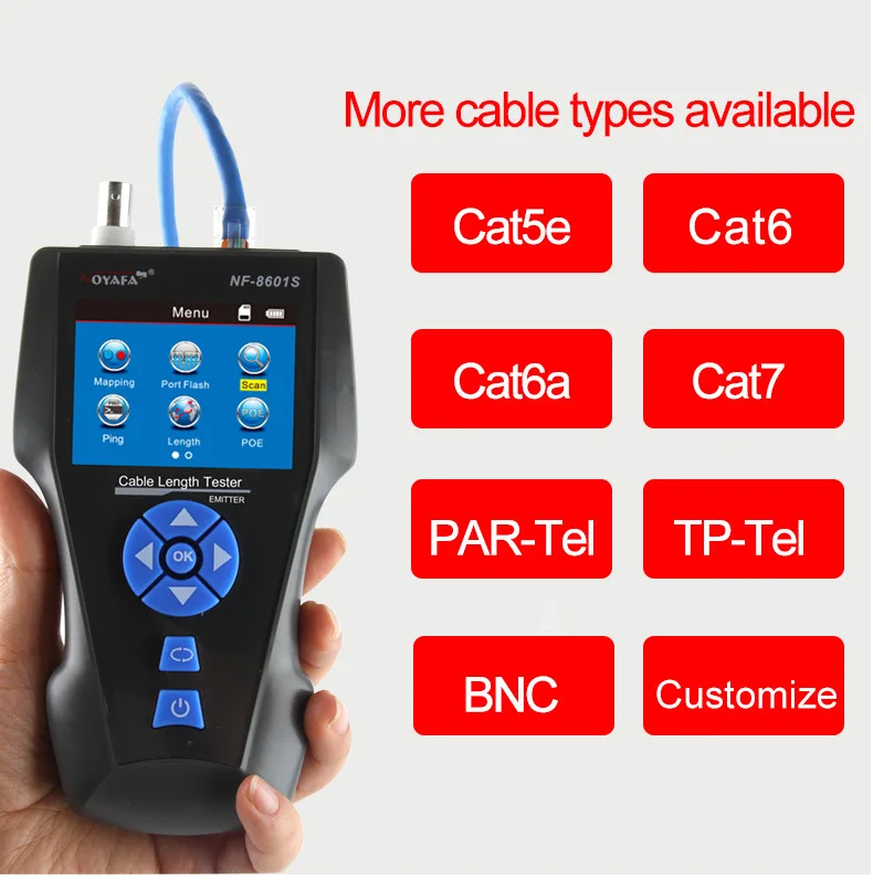 NOYAFA Tester kabli sieciowych – Test Instruments recenzja i cena