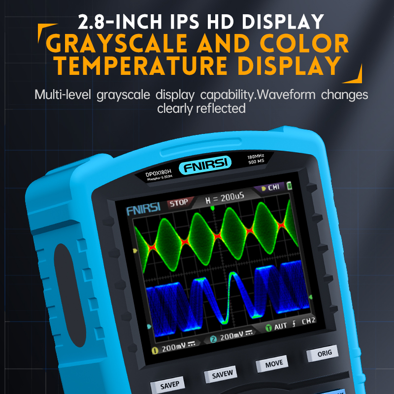 FNIRSI DPOX180H – przenośny cy – Fnirsi Digital Oscilloscope Handheld recenzja i cena