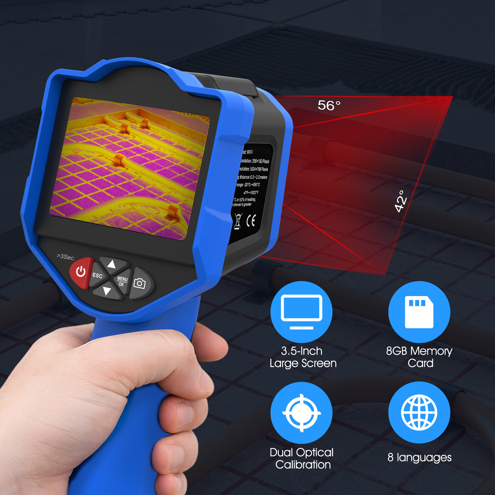 Kamera termowizyjna HoldPeak 2 – Thermal Imaging Camera Pcb Repair recenzja i cena