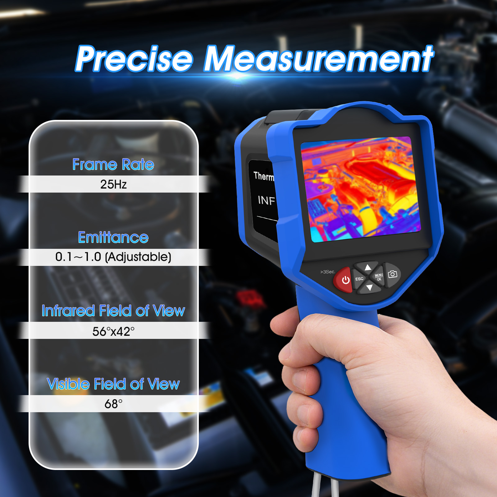 Kamera termowizyjna HoldPeak 2 – Thermal Imaging Camera Pcb Repair recenzja i cena